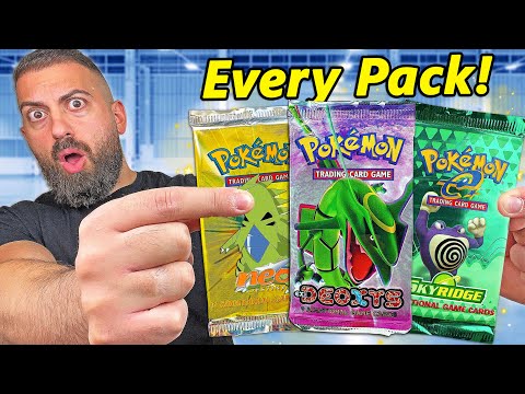 I Opened Every Generation of Pokemon Cards (1999-2025)