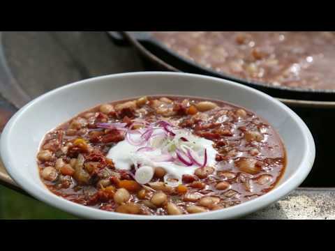 Cowboy Bohnen aus dem Dutch Oven - Baked Beans