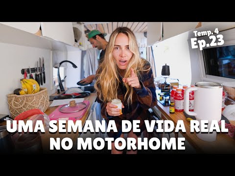 Thumbnail for 3 anos e meio MORANDO em um MOTORHOME. Como é nossa semana. Ep 23.