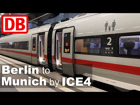 Thumbnail for Berlin to Munich by ICE4 high-speed train in 4h37 from €17.90