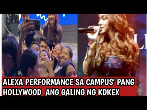 ALEXA ILACAD PERFORMANCE PANG HOLLYWOOD LALO NG KINANTA NIYA SONG NI TAYLOR + KD SALUTE GALING