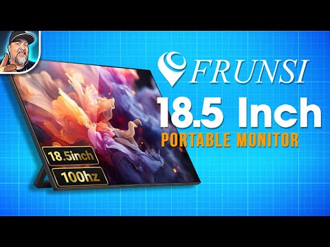 It&apos;s BIG! FRUNSI 18.5 Inch 100hz Portable Monitor Review