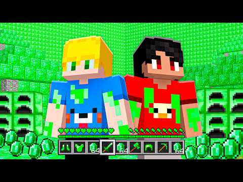 24 HORAS para CONSEGUIR 1.000.000.000 de ESMERALDAS no Minecraft!