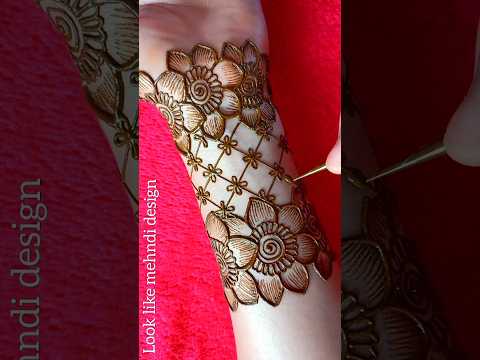 New stylish fronthand mehndi design | easy mehandi #shorts #short #mehndi #mehandi #mehndidesign