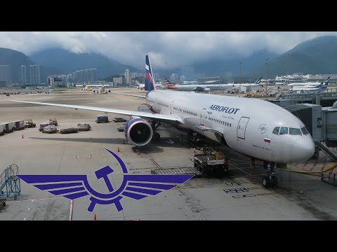 Boeing 777-300 а/к Аэрофлот | Рейс Гонконг - Москва (Шереметьево)