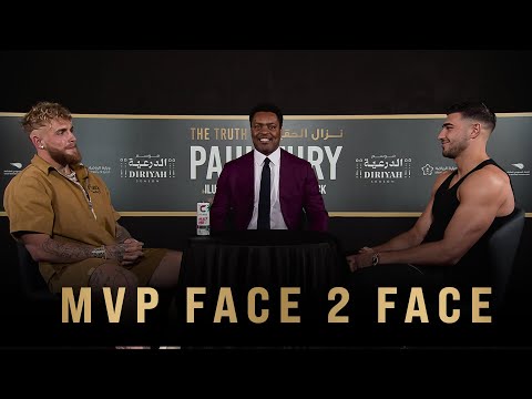 Jake Paul vs Tommy Fury - MVP FACE 2 FACE