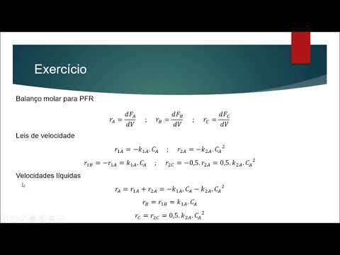 Aula 49 - Reações Múltiplas Não Isotérmicas