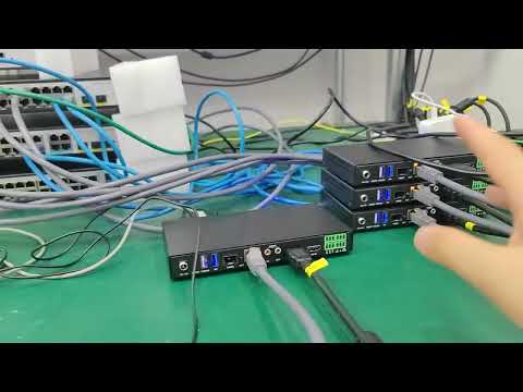 4K60 and 4K30 AV over IP mix using in one system with PC and KVM workstation control