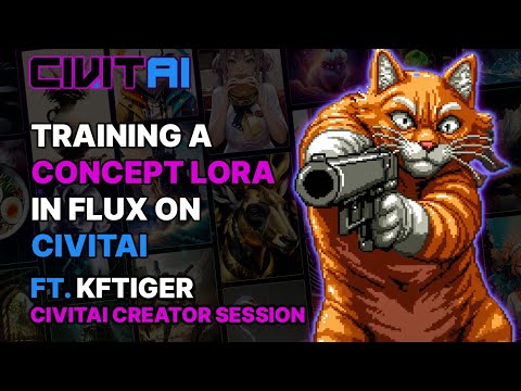 Training a CONCEPT LoRA in FLUX ft. KFTIGER // Civitai Creator Session