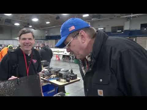 Thumbnail for 2024 Crossroads Hamfest Vintage Ham Radio transmitters receivers tour the event Tube equipment