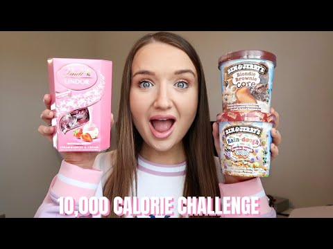 10,000 CALORIE CHALLENGE | GIRL VS FOOD