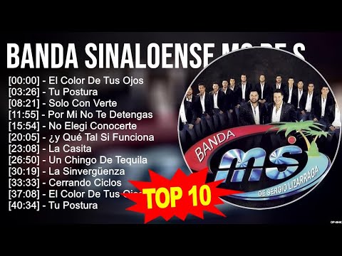 B a n d a S i n a l o e n s e M S d e S e r g i o L i z á r r a g a 2023 MIX ~ Top 10 Best Songs...