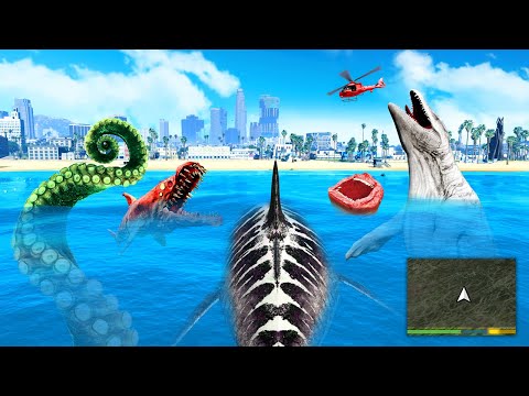 Thumbnail for Playing as EVERY SEA MONSTER in GTA 5!