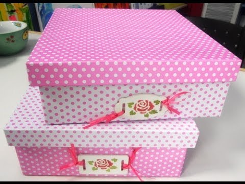 Thumbnail for Como forrar una caja de carton con cartulinas - Maria Jose Roldan