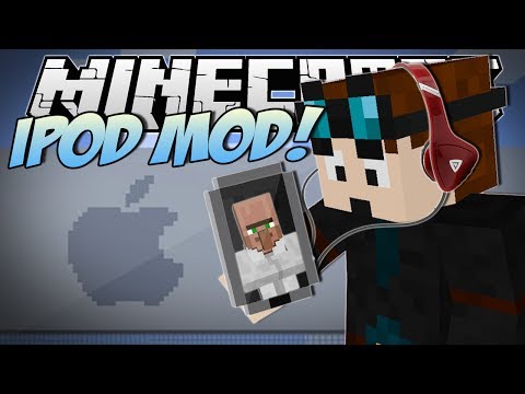 Thumbnail for Minecraft | iPOD MOD! (Apps, Explosions & More!) | Mod Showcase