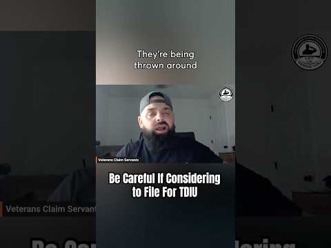 Thumbnail for Be Careful If Considering to File For TDIU #veterans #vaclaims #benefits #vadisability