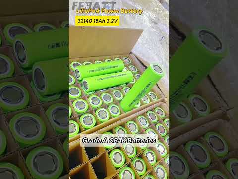CBAK brand lifepo4 15Ah 32*140mm lithium battery pack process! #batteries #rechargeablebattery