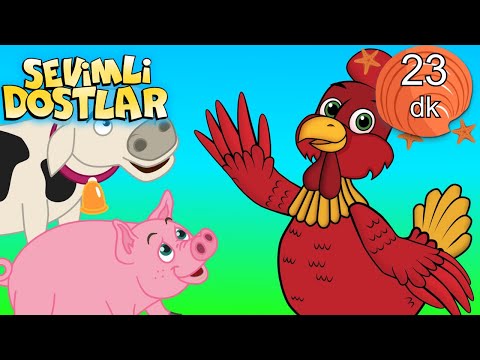 ❤️???? Küçük Kırmızı Tavuk ????❤️ ve 23 dk Sevimli Dostlar Bebek Şarkıları | Çocuk Şarkıları | Adisebaba