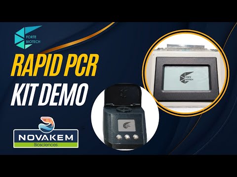 RAPID PCR test kit demo