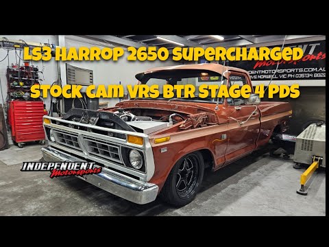 Harrop 2650 BTR Stage 4 PDS back-to-back test with the stock camshaft, Very impressive