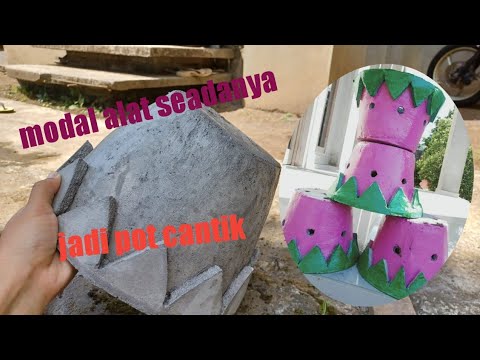 Thumbnail for Cara membuat pot motif stroberi // sangat mudah, menggunakan alat seadanya