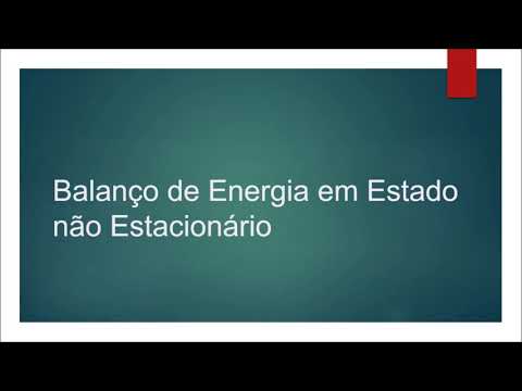 Thumbnail for Aula 51 - Balanço de Energia em Estado Não Estacionário - Exercício