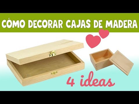 Thumbnail for 4 ideas para decorar cajas de madera. MANUALIDADES DIY