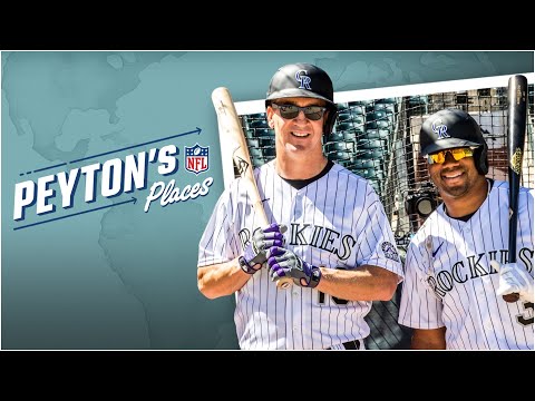 Thumbnail for Russell Wilson & Peyton Manning take batting practice at Coors Field | Peyton’s Places on ESPN+