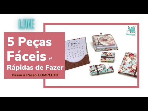 5 Peças de Cartonagem Fáceis de Fazer + Passo a Passo com Heloisa Gimenes - Sem Igual Artesanato