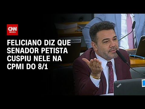 Feliciano diz que senador petista cuspiu nele na CPMI do 8/1 | O GRANDE DEBATE