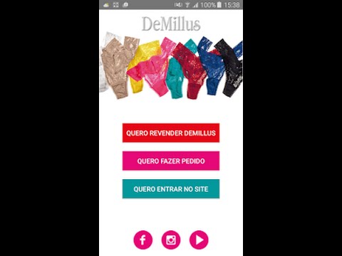 Como enviar pedido pelo aplicativo da Demillus Campanha 14 Carla Sylva
