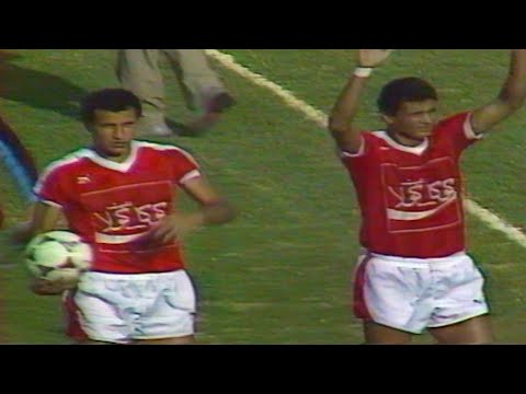 ملخص ثلاثية الأهلى فى الأوليمبى وفاول عالمى للخطيب 1984/1985