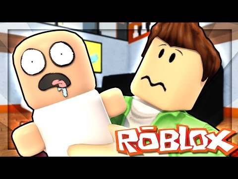 RAISING A BABY IN ROBLOX!