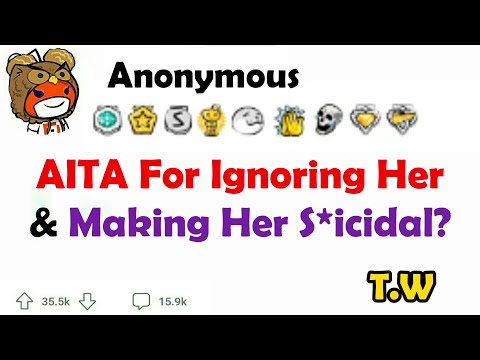 Thumbnail for AITA for ignoring her and making her suicidal?/AITA for ghosting my fiancé after she called the.....