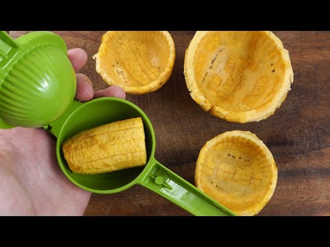 Thumbnail for Mira que fácil es Hacer Tostones Rellenos sin Tostonera *Camarones al Ajillo*