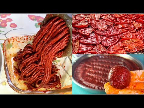 معجون الفلفل الحلو????????/دبس الفلفل الحلو طريقة مختلفة نتيجة مثالية ناجح ????????????