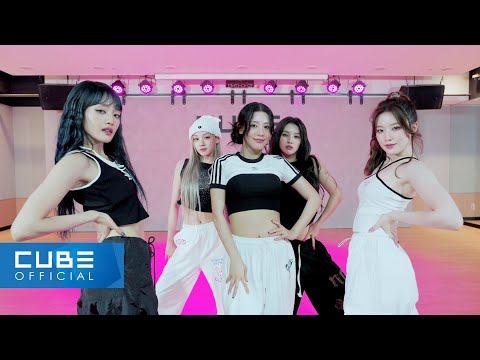 Thumbnail for (여자)아이들((G)I-DLE) - '퀸카 (Queencard)' Choreography Practice Video