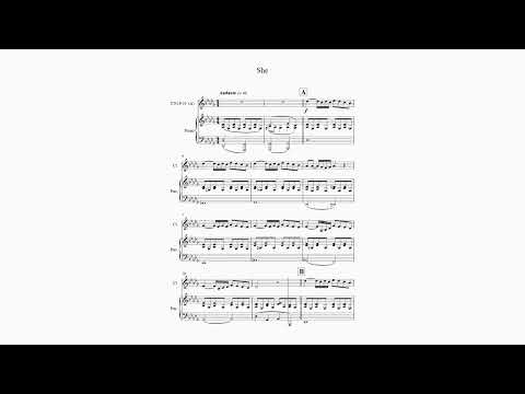 【She】 里空 楽譜作成 耳コピ