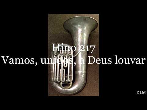 Hino 217 - Vamos, unidos, a Deus louvar (teclado e tuba Conn 24J)