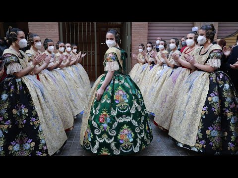 Fallas 2022 | Color del espolín de la fallera mayor de València