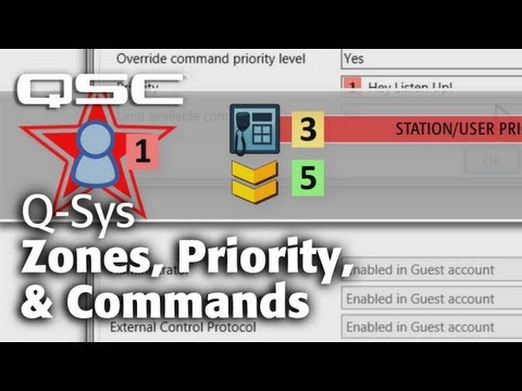 Thumbnail for Q-SYS: Public Address - Part B (Zones, Commands, Priority)