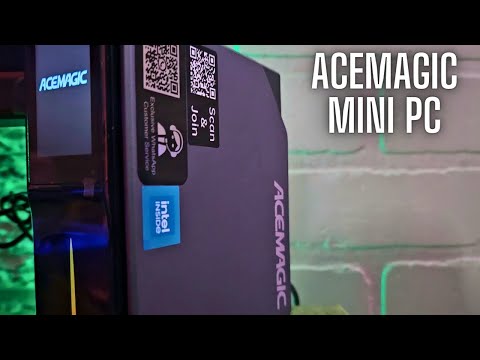 ACEMAGIC S1 Mini PC Desktop Dual Nic with DIY LCD Display