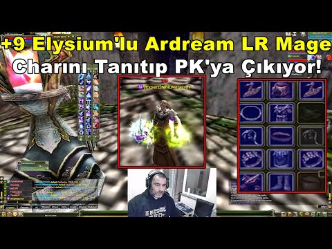 BabanınOğluKemal | +9 Elysium'lu Ardream LR Mage Charını Tanıtıp PK'ya Çıkıyor! | Knight Online