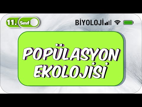 11. Sınıf Biyoloji Popülasyon Ekolojisi | TEK VİDEODA KONU ANLATIMI ✍️