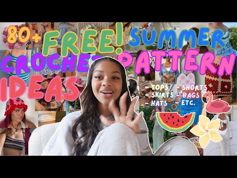 80+ FREE crochet summer pattern ideas