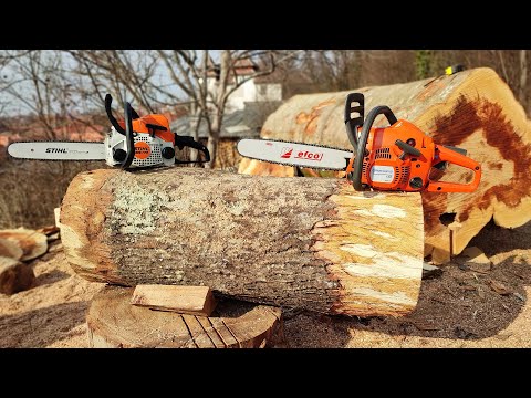 Thumbnail for Stihl Ms 170 & Husqvarna 120 Mark 2 (48cm very hard wood, Stihl PS chains both)