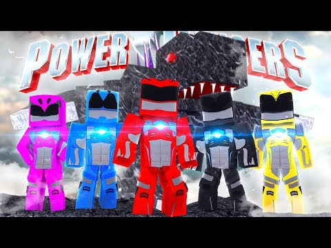 Minecraft POWER RANGERS - ROPO & TINY TURTLE JOIN THE POWER RANGERS!!