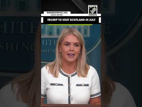 Thumbnail for President Trump will travel to Scotland: White House