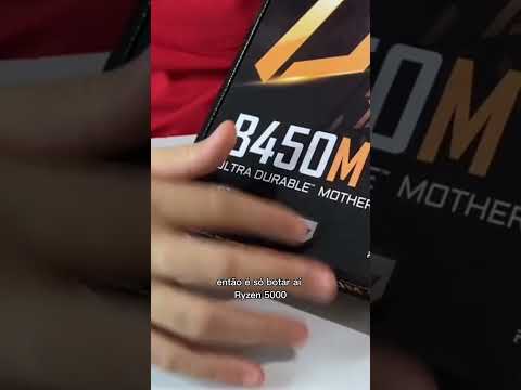 A Placa Mãe B450M DS3H V2 já vem com a BIOS atualizada?