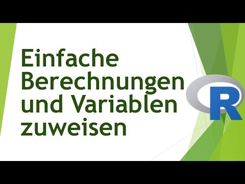 Thumbnail for Einfaches Rechnen in R, Variablen zuweisen